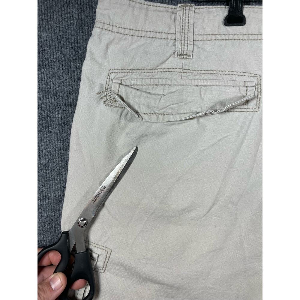 Lee Dungarees Cargo Shorts Men's 38 Beige Flat Front Utility Outdoor Camp - Picture 2 of 10